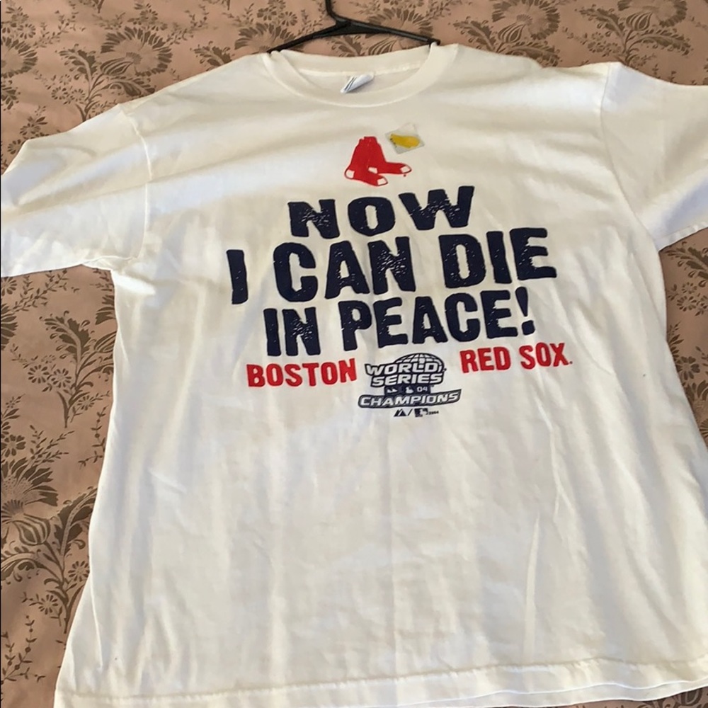 Authentic 2004 Red Sox World Series Tee